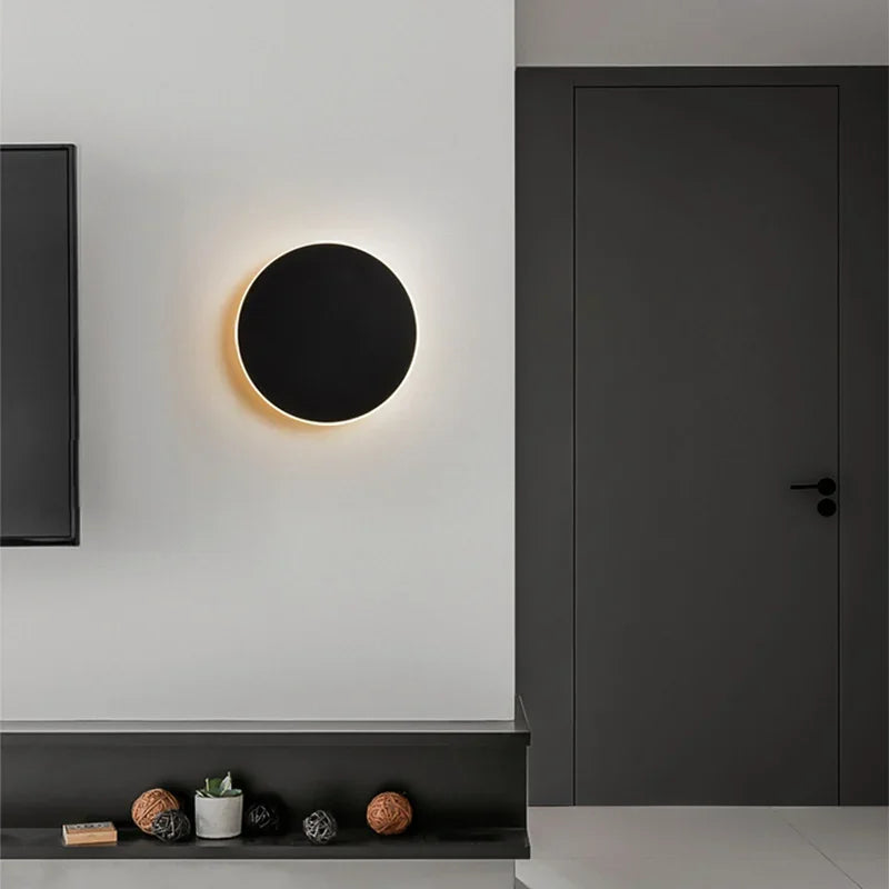 Luvien – Modern Round LED Flush Wall Light - Image 2