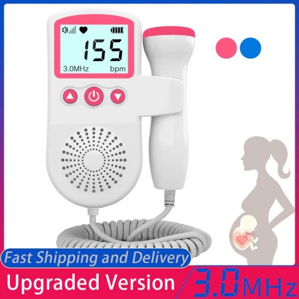 Baby Fetal Heart Monitor Portable Pregnancy Heartbeat Detector