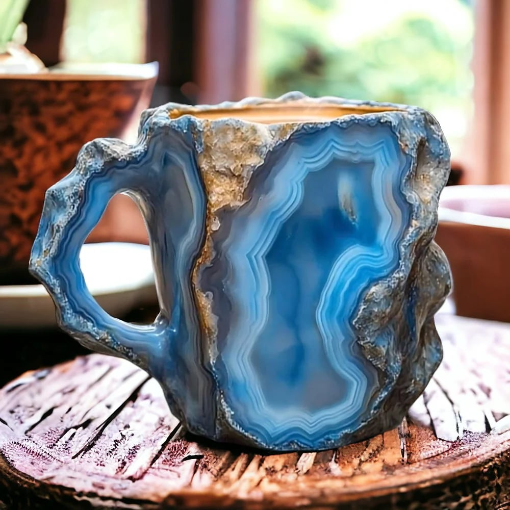 Mineral Coffee Mug Crystal-Effect Novelty Cup