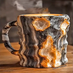 Mineral Coffee Mug Crystal-Effect Novelty Cup