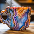 Mineral Coffee Mug Crystal-Effect Novelty Cup