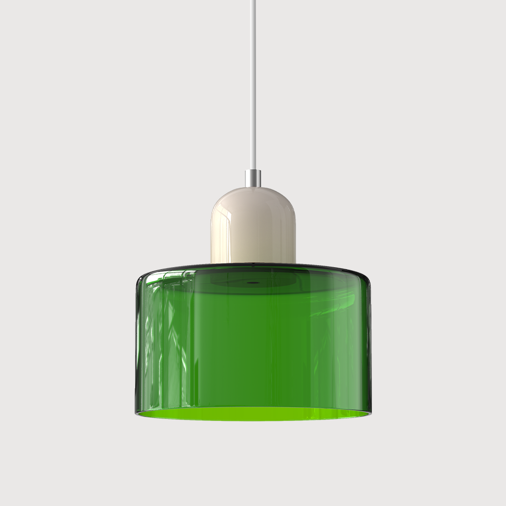 Niora – Cylindrical Glass Pendant Light - Image 12