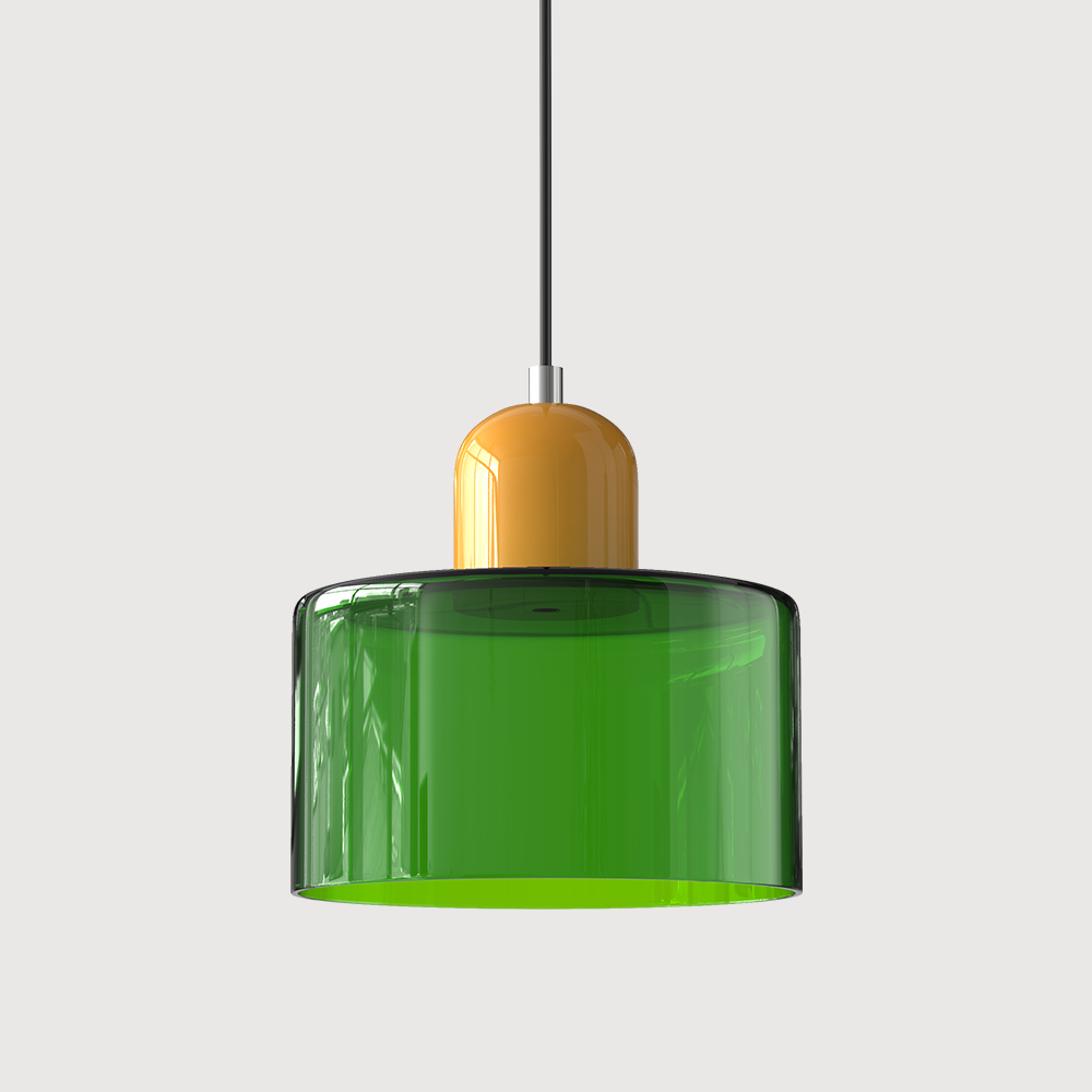 Niora – Cylindrical Glass Pendant Light - Image 11