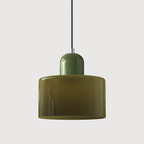 Niora – Cylindrical Glass Pendant Light - Image 26