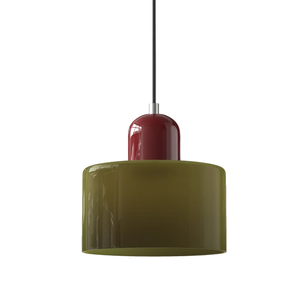 Niora – Cylindrical Glass Pendant Light - Image 27