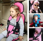 Portable Child Seat Pad Adjustable Support for Toddlers