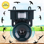 Smart Solar Bird Repeller Motion-Activated Outdoor Deterrent
