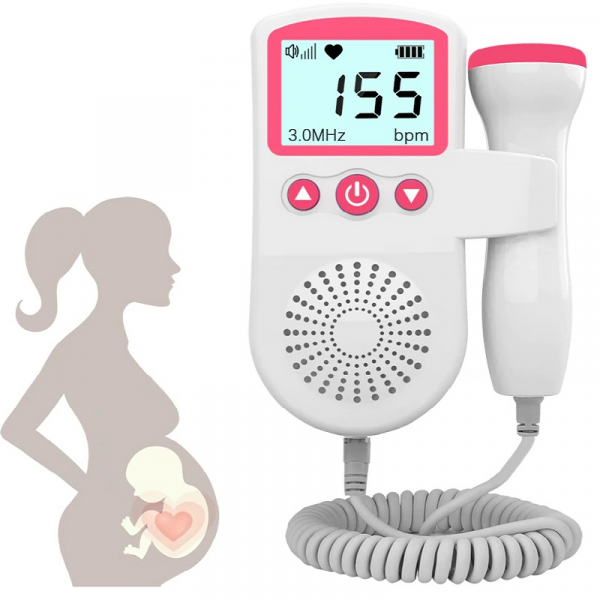 Baby Heartbeat Monitor Smart Fetal Doppler with LCD Display