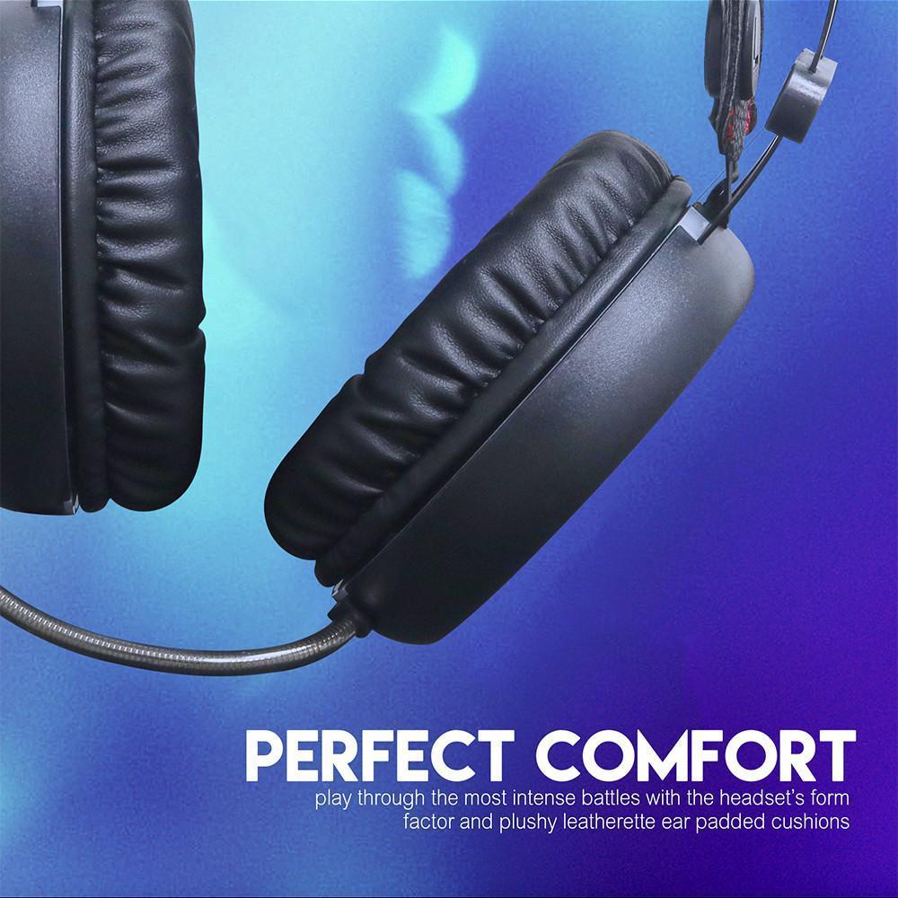 USB Gaming Headphone with LED Lights & Volume Control