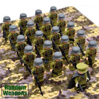 21‑Piece WWII Army Soldier Building Block Set