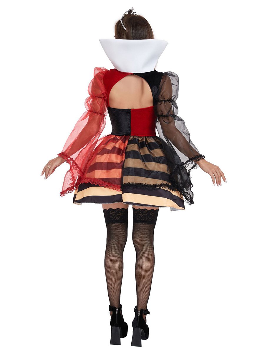 Women 2 Piece Queen of Hearts Costume - Image 3