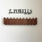 Wooden Space-Saving Wall-Mounted Piano Hanger Rack