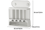Airtight Pantry Organizer Multi Compartment Grain Rice Dry Food Dispenser - Image 5