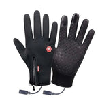 Rechargeable Heated Gloves Touchscreen Fingertips - Image 3
