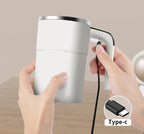 Smart Self‑Stirring Cup with LED Temperature Screen