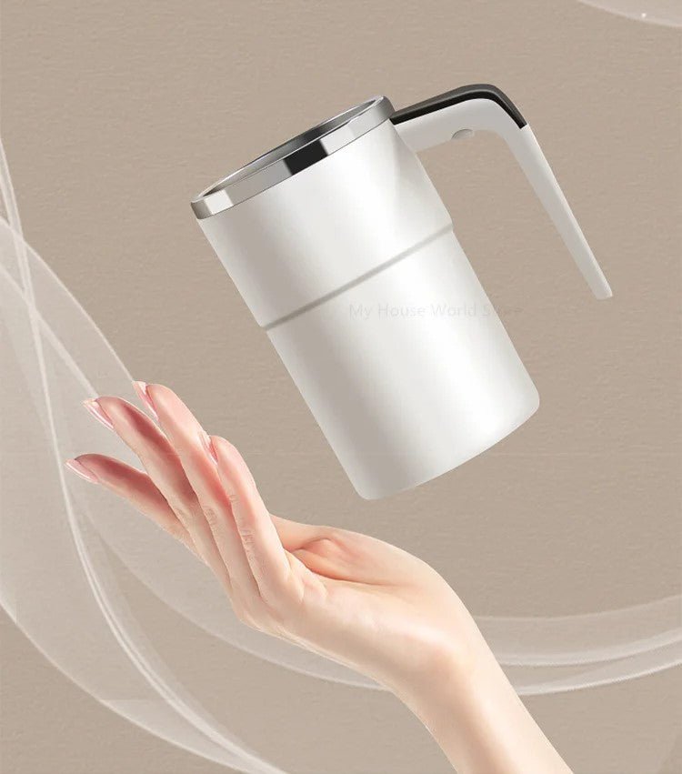 Smart Self‑Stirring Cup with LED Temperature Screen