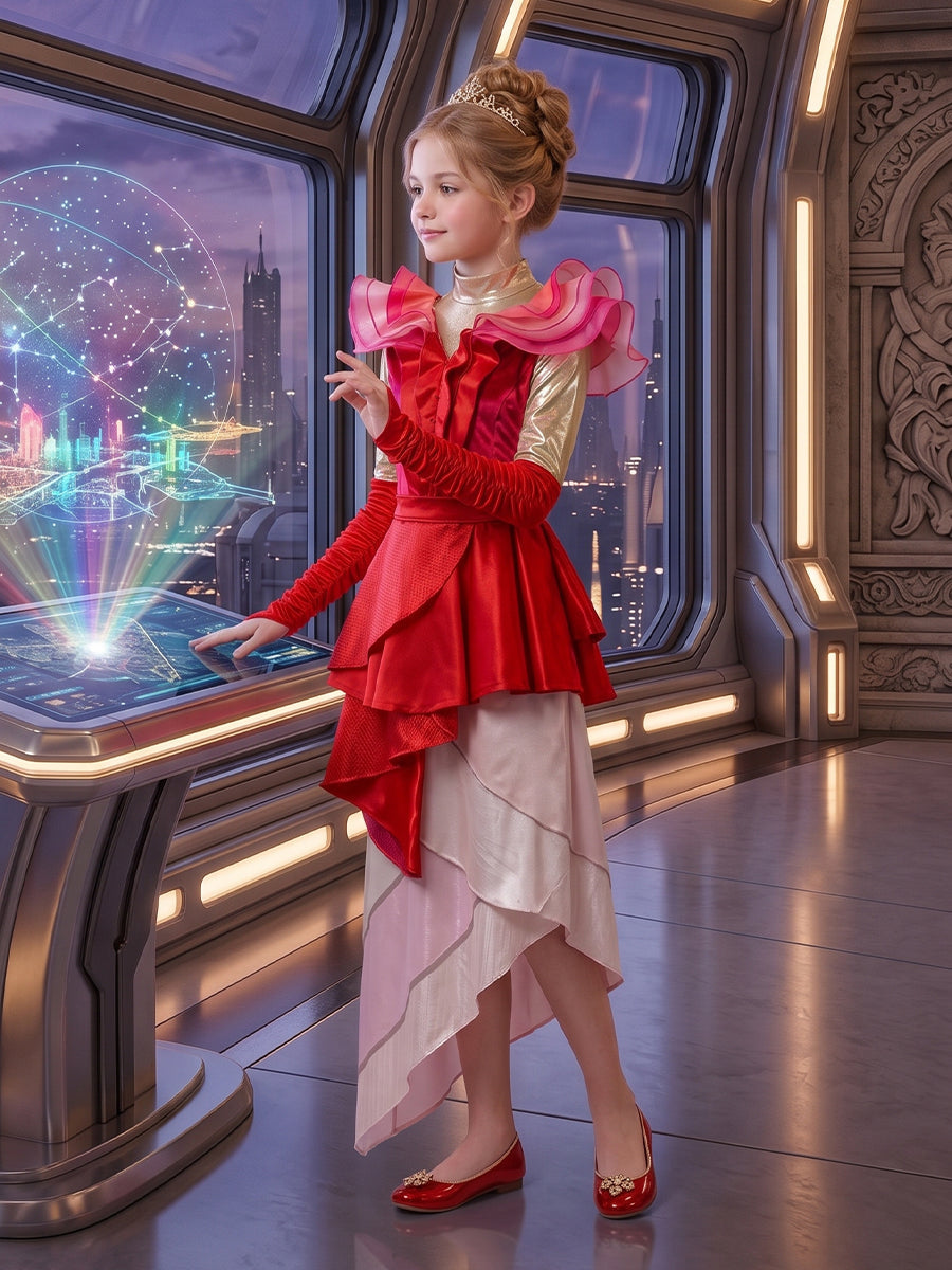 Cosplay Costume Red Fantasy Queen - Image 5
