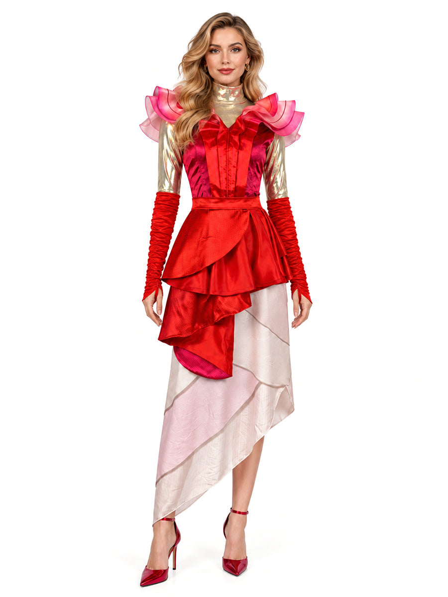 Cosplay Costume Red Fantasy Queen - Image 6