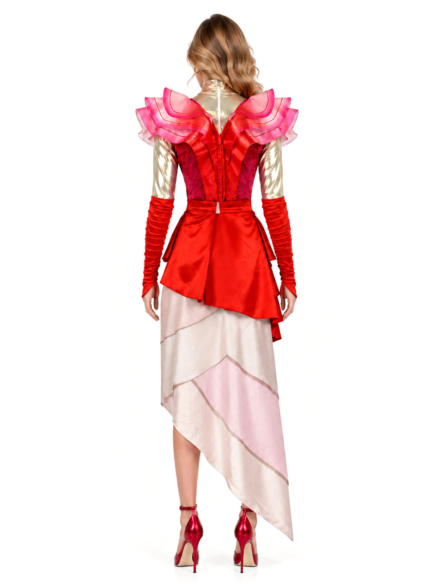 Cosplay Costume Red Fantasy Queen - Image 8