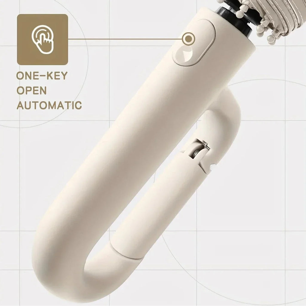 Windproof Travel Umbrella Carabiner Clip Handle - Image 9