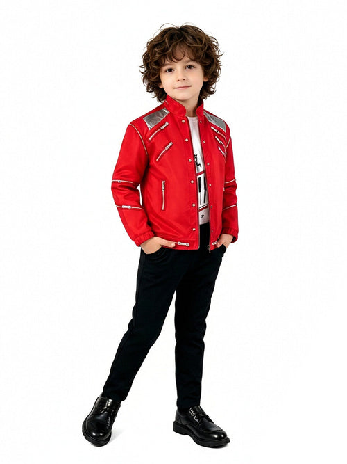 3 Piece 80s Pop Star Costume - Image 2