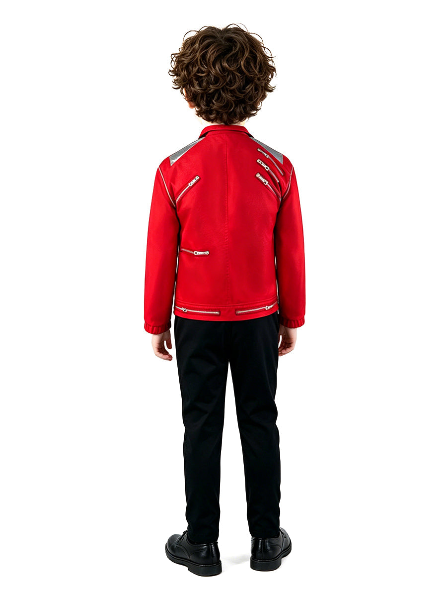 3 Piece 80s Pop Star Costume - Image 3