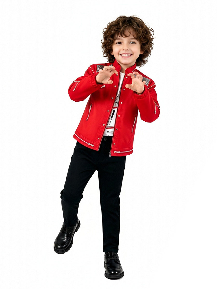 3 Piece 80s Pop Star Costume - Image 5