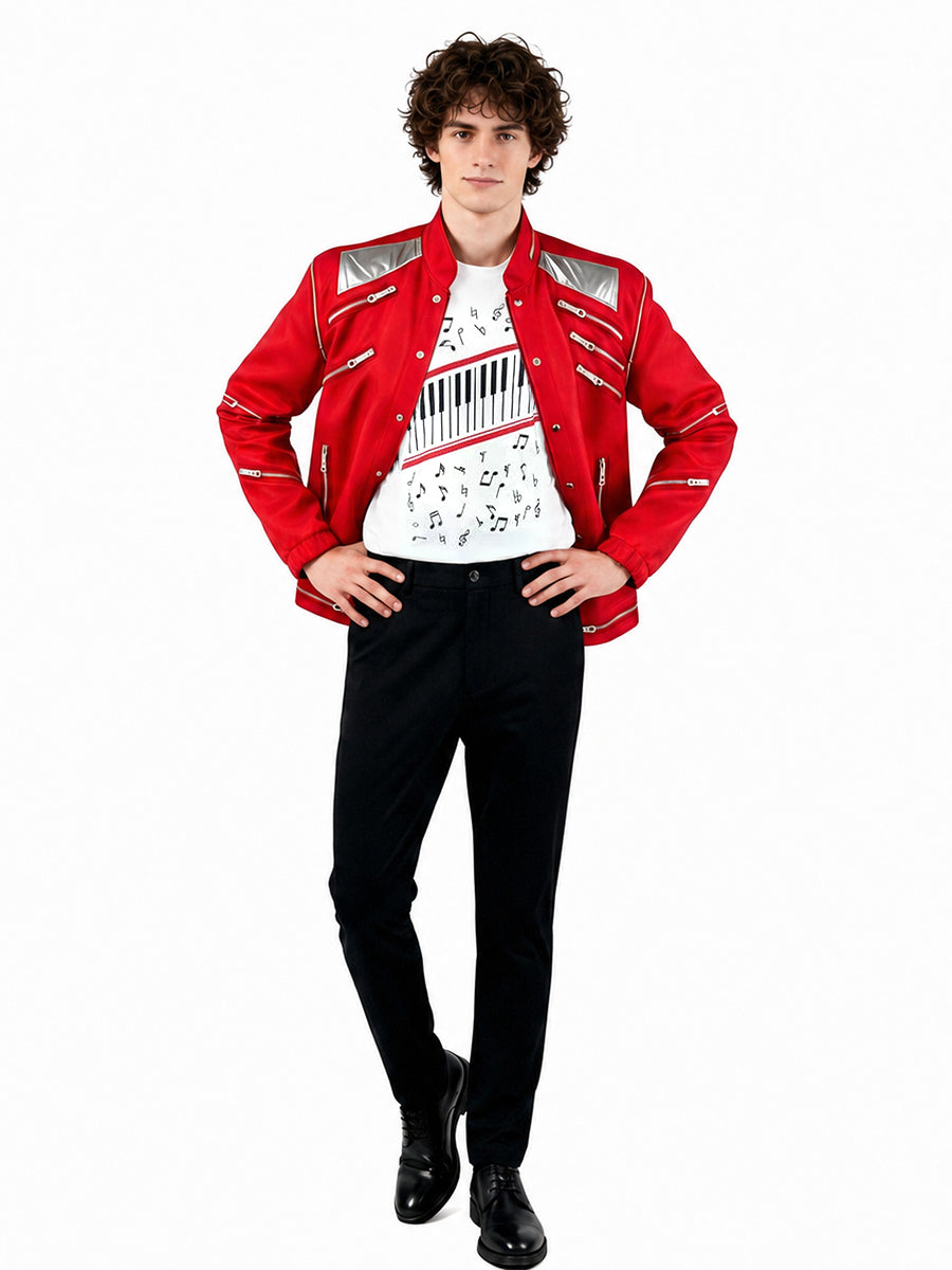 3 Piece 80s Pop Star Costume - Image 10
