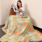 Floral Comfort Blanket Breathable & Skin‑Friendly Design