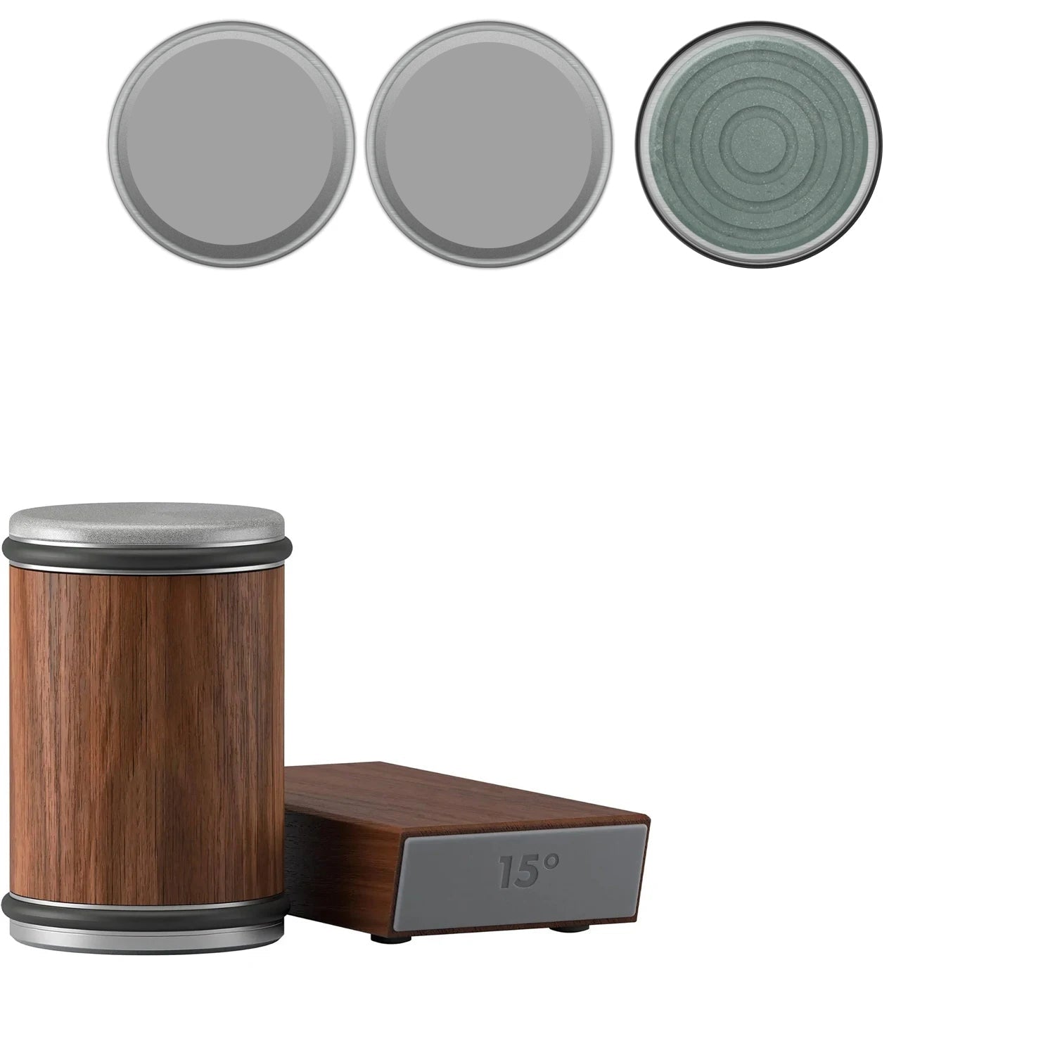 Efficient 2-in-1 Rolling Knife Sharpener Dual-Angle with Magnetic Knife Holder