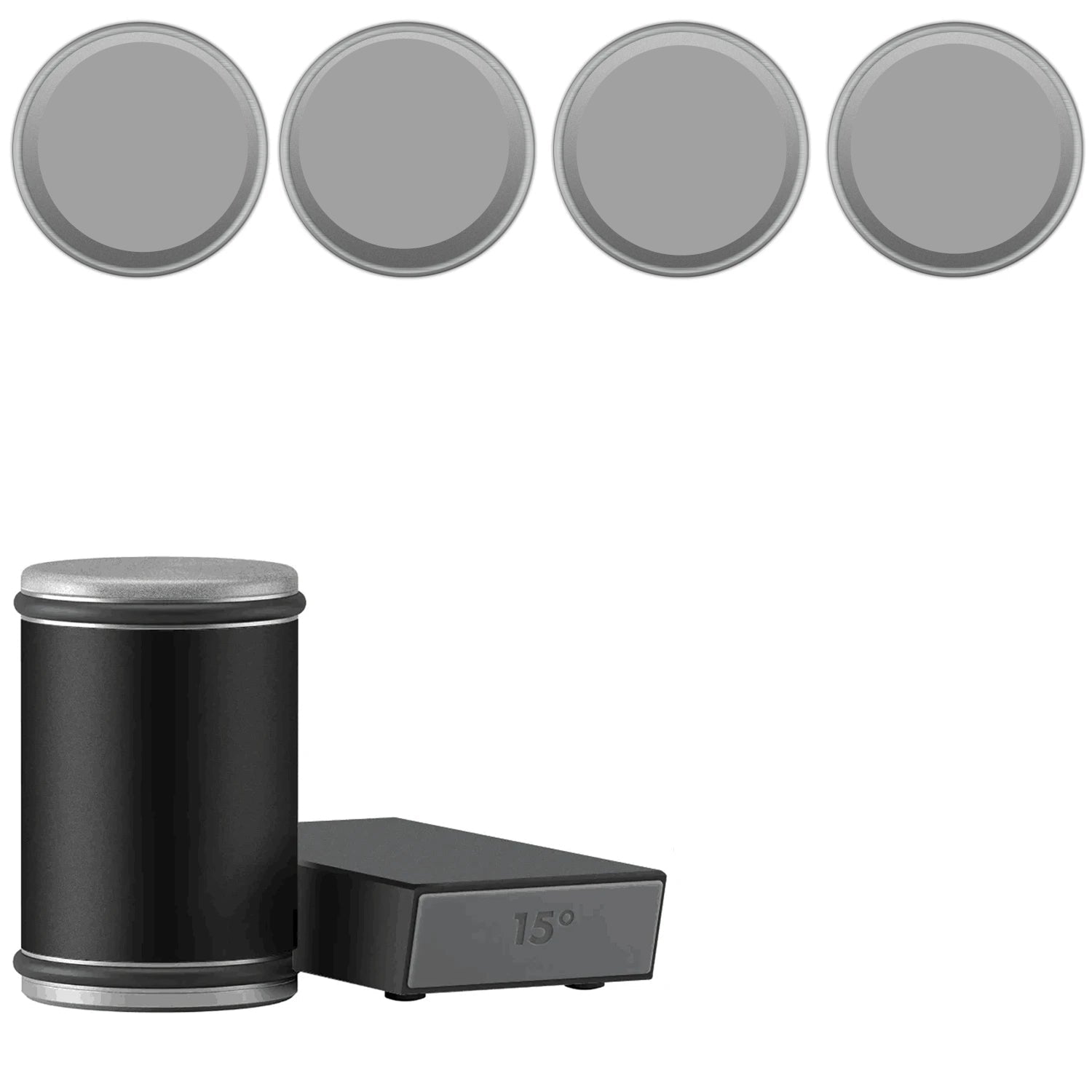 Efficient 2-in-1 Rolling Knife Sharpener Dual-Angle with Magnetic Knife Holder