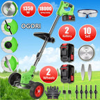 4‑in‑1 Cordless Garden Strimmer with Adjustable Handle