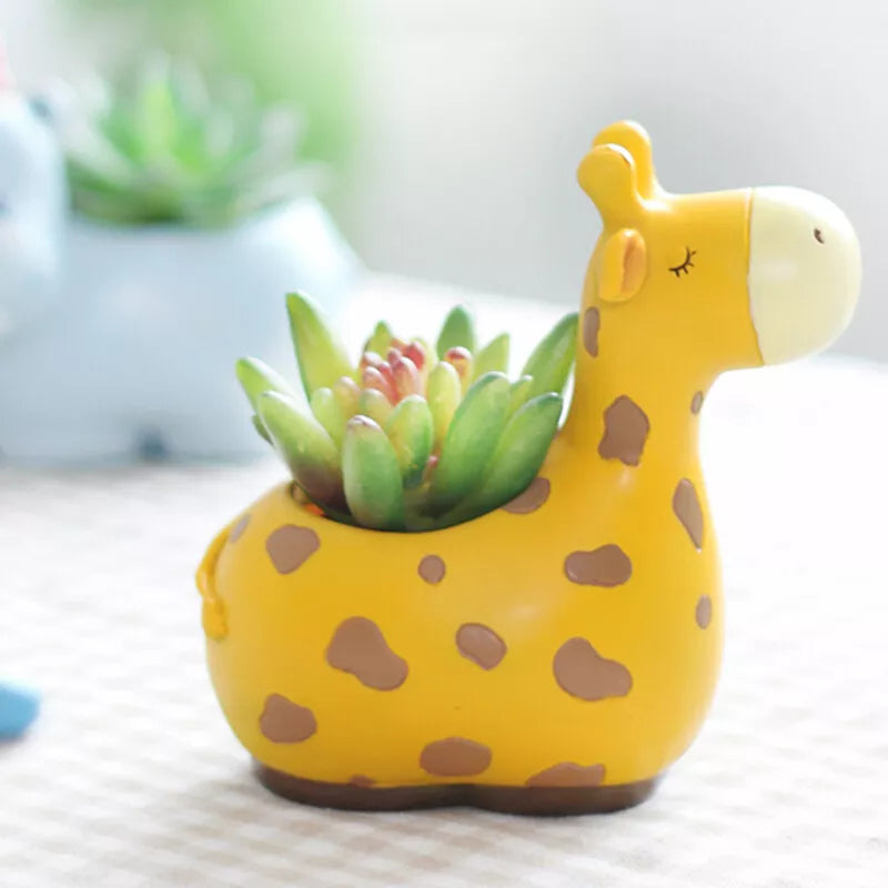 Whimsical Animal Plant Pots Collection