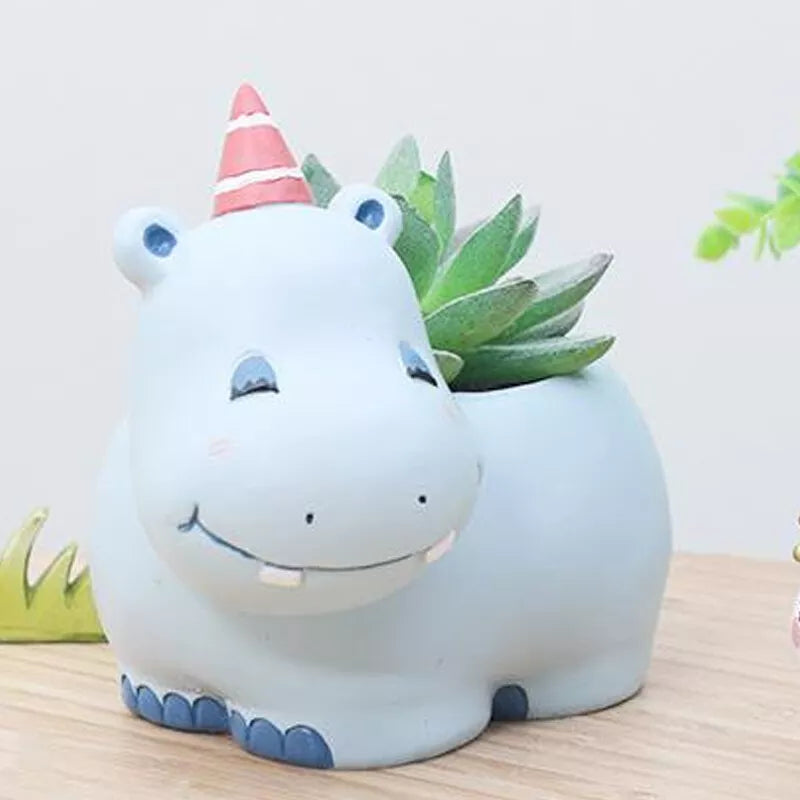 Whimsical Animal Plant Pots Collection
