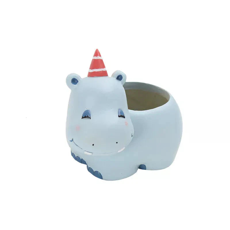Whimsical Animal Plant Pots Collection