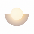 Naorena – Semicircle Wall Light With Round Shade - Image 7