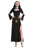 Womens 3 Piece Nun Costume Set