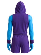 Men 6 Piece Costume Set Skull Villain - Image 7