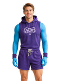 Men 6 Piece Costume Set Skull Villain