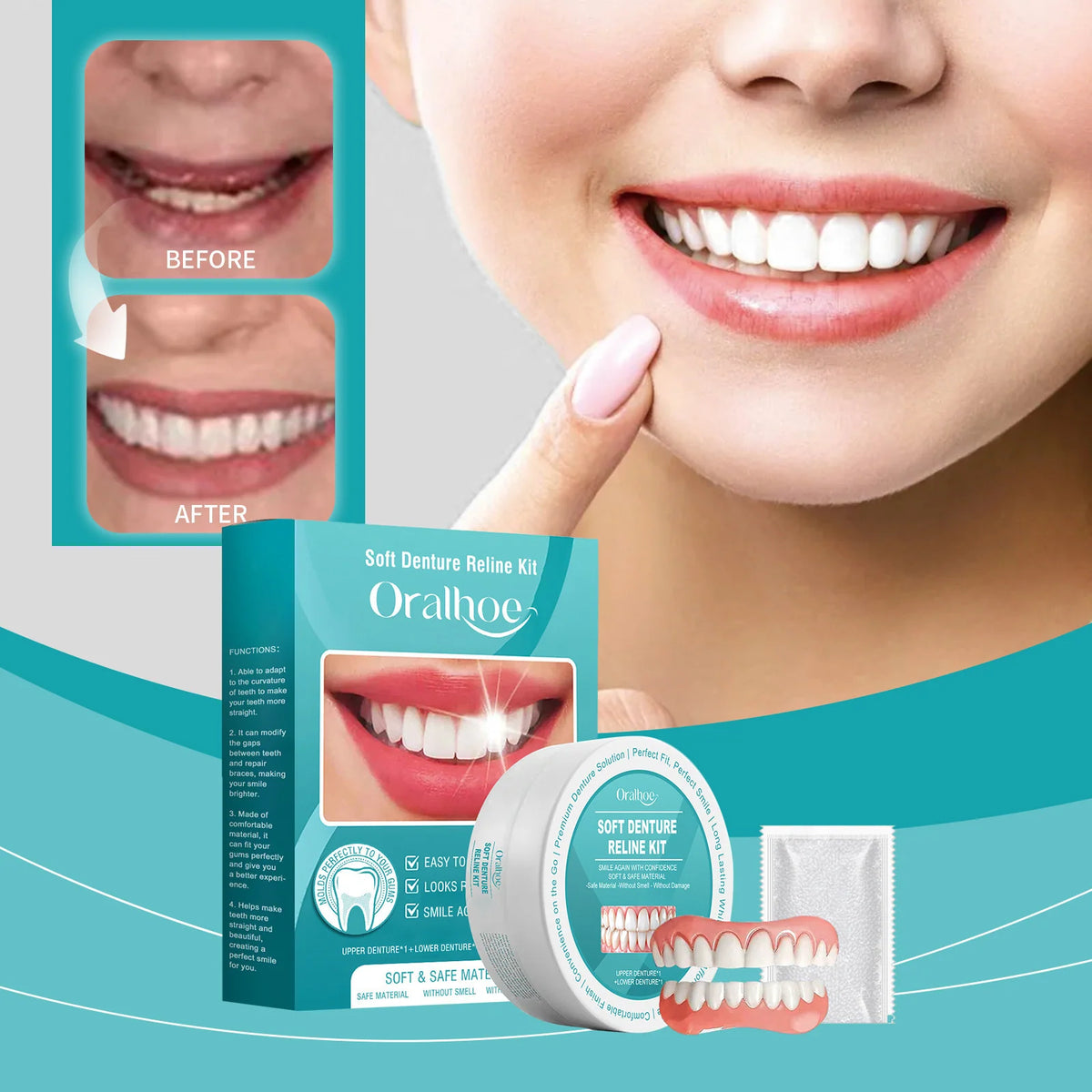 Snap On Veneers Custom Fit
