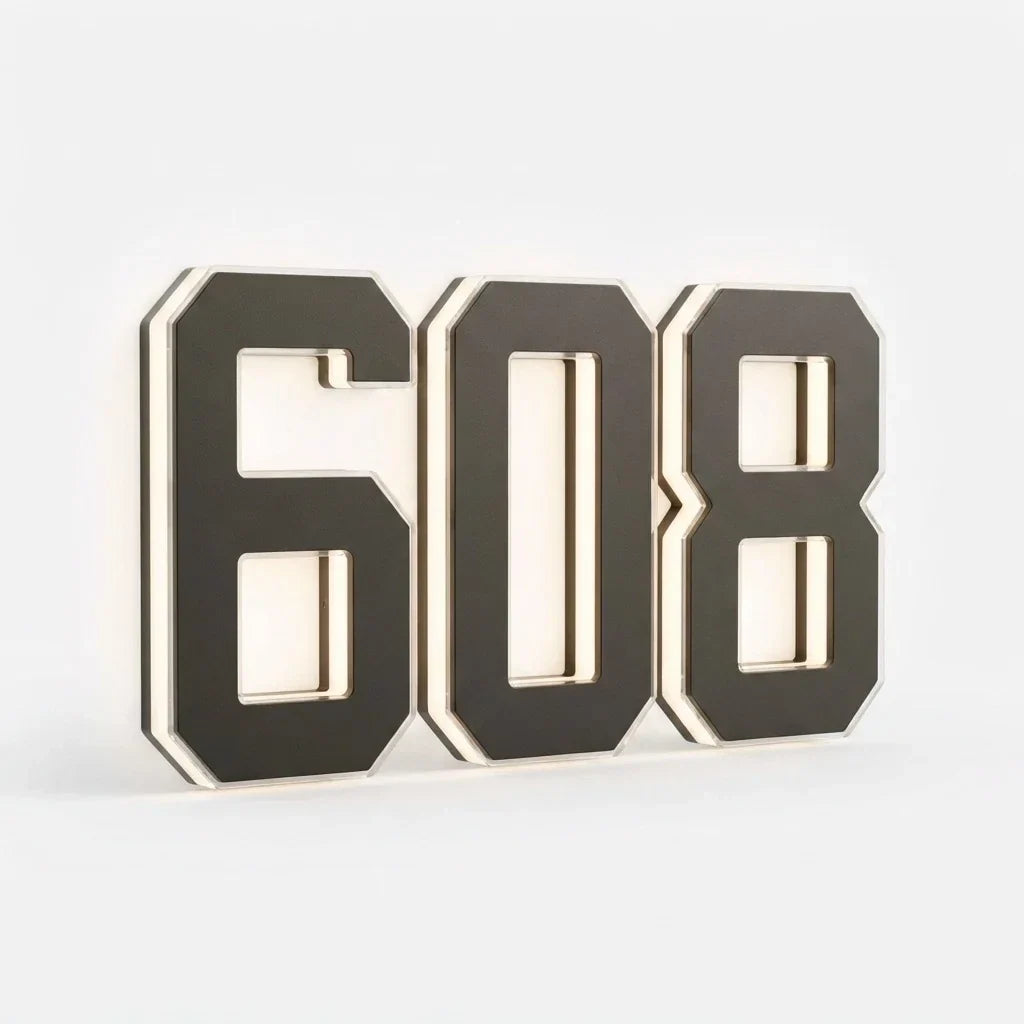 Solar House Numbers Backlit LED - Image 19