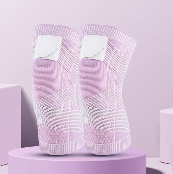 Knee Compression Sleeve Brace Adjustable Straps Pain Relief Support - Image 7