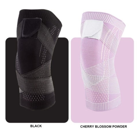 Knee Compression Sleeve Brace Adjustable Straps Pain Relief Support - Image 12