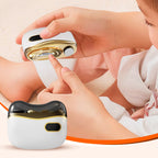 Electric Nail Clipper Polisher 2-in-1 Automatic Nail Trimmer LED Light