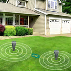 Solar Mole Repellent Stakes Waterproof Sonic Vole Gopher Deterrent Yard - Image 8