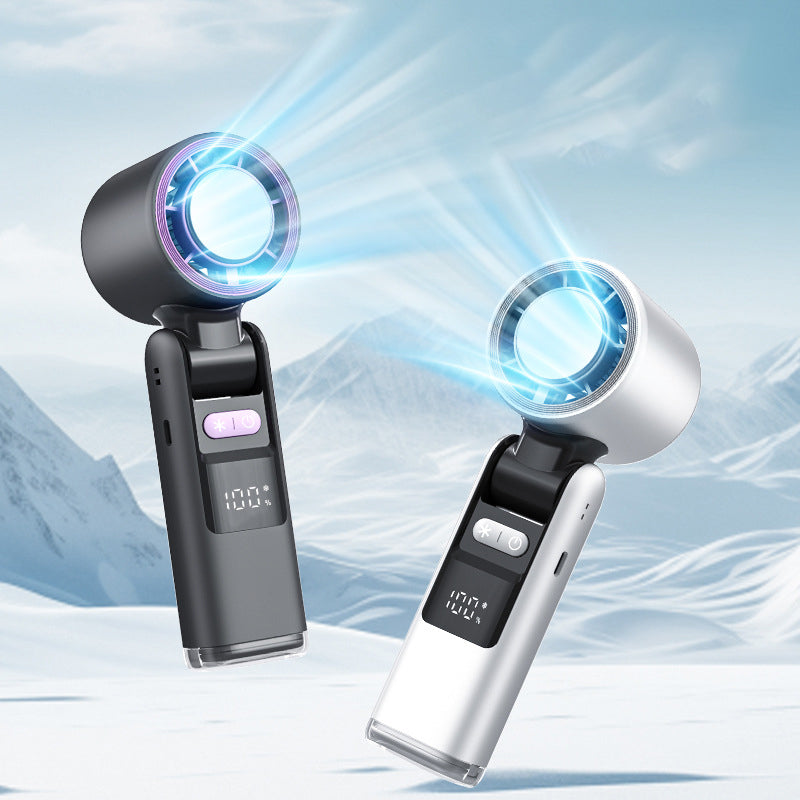 Mini Portable Fan Handheld Rechargeable USB Personal Cooling Desk Fan - Image 2