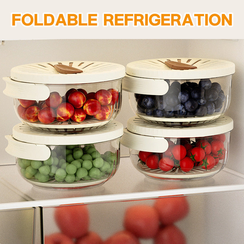 Berry Keeper Container Fruit Washing Bowl Strainer Lid Produce Saver - Image 3