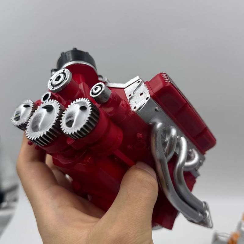 CNC Metal Mini V8 Engine Kit Runs on Gas - Image 5