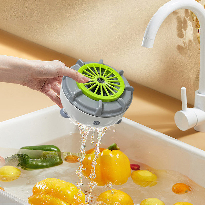 Portable Fruit Vegetable Washer USB Rechargeable Produce Cleaner Machine - Image 3
