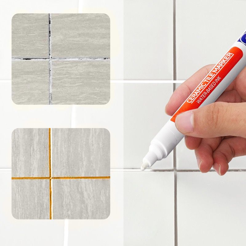 Waterproof Grout Pen White Mold Resistant Tile Marker Restorer - Image 2